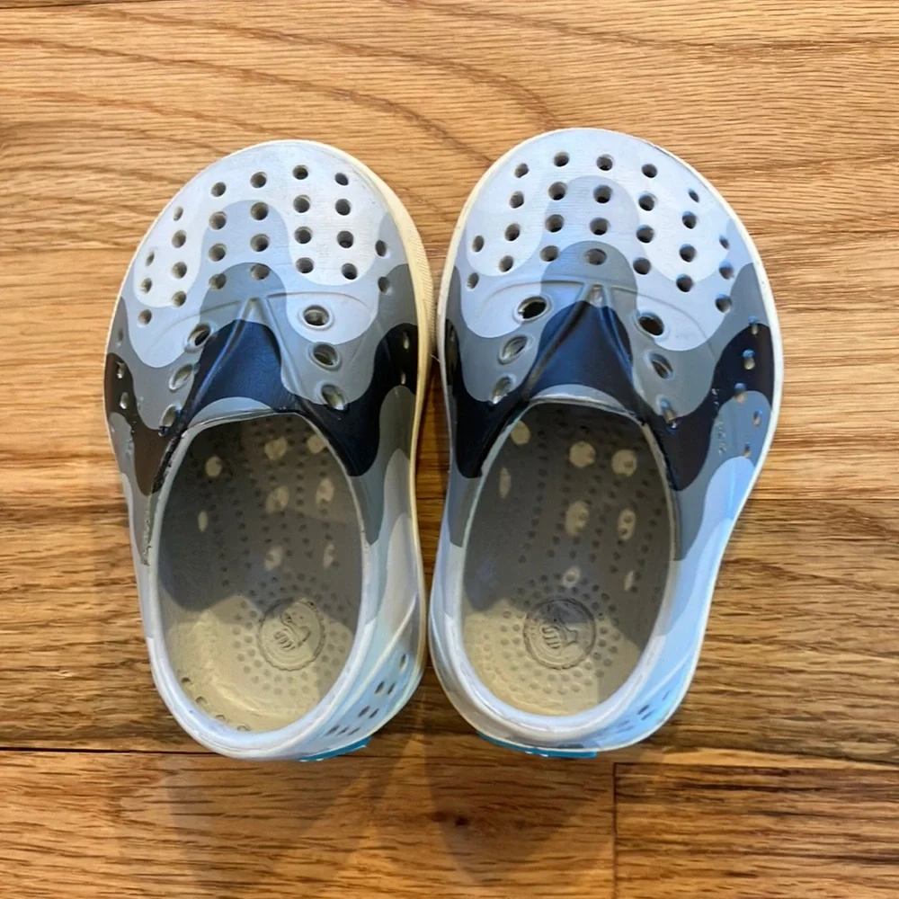 Native Jefferson Camo Toddler Shoes Size C4